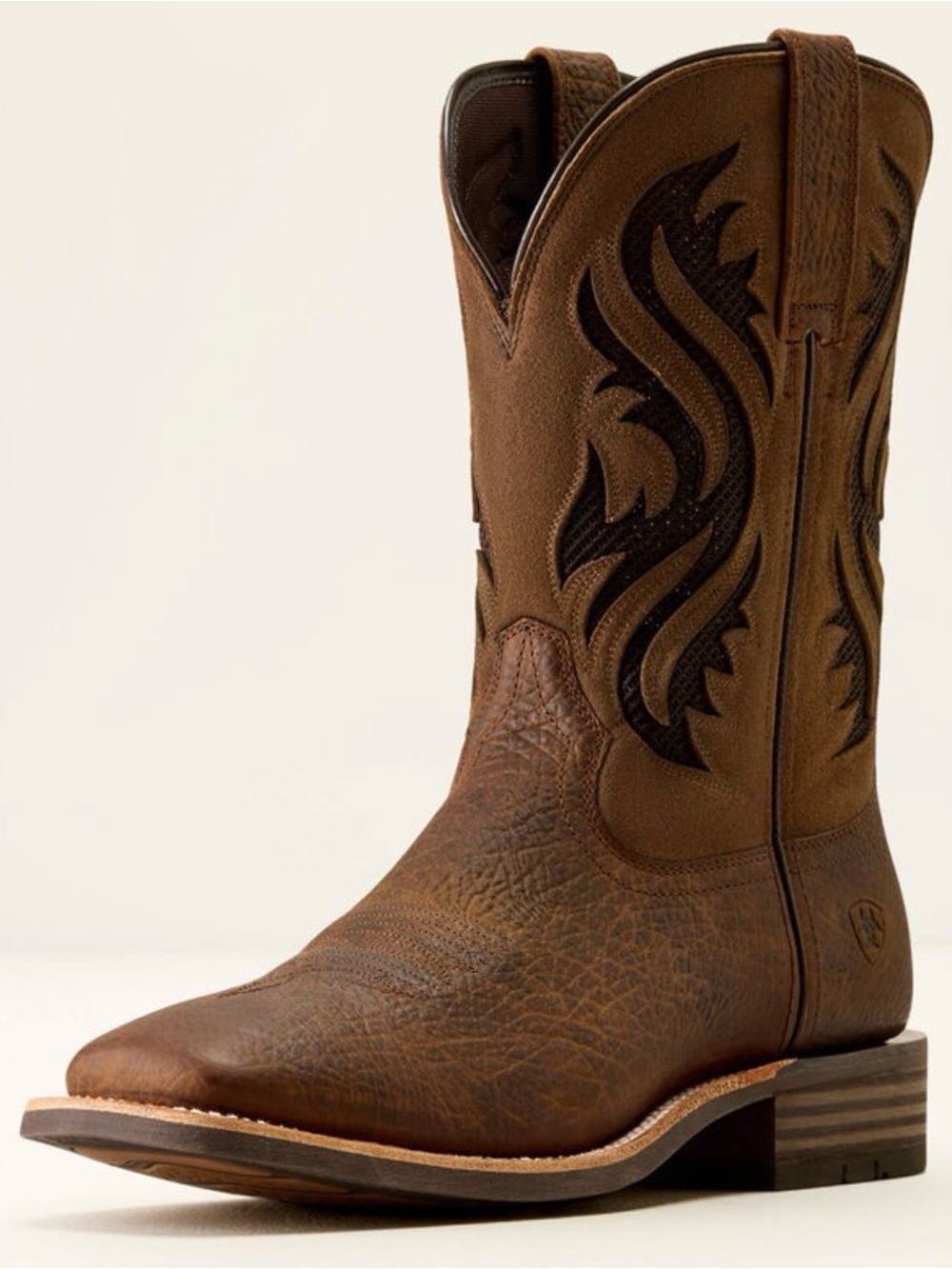 Ariat Square Toe Plano Western Boot 10025168 Men's 12 D/Brown